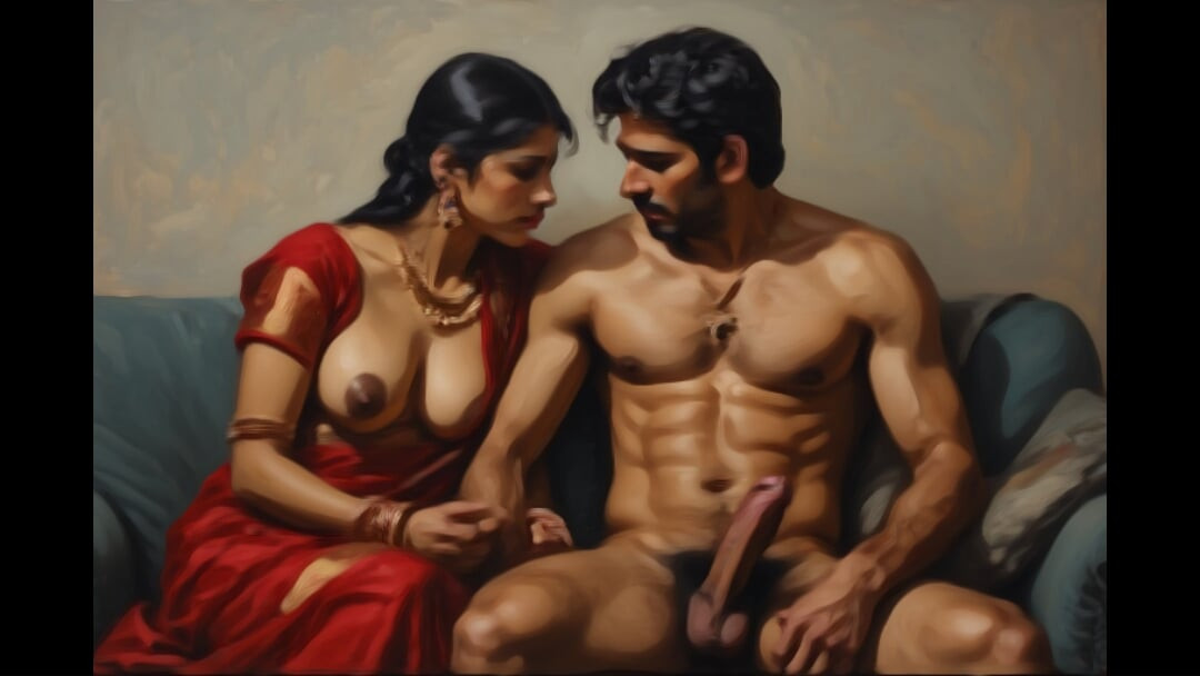 Indian bhabhi in red bikini hot wet bhabhi pussy fucked in doggy style by her stepson