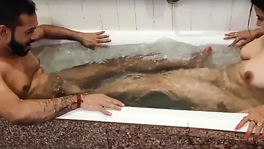 Bathroom sex.
