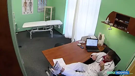 Doctor's Cock Is All the Medicine Squirting Blonde Needs