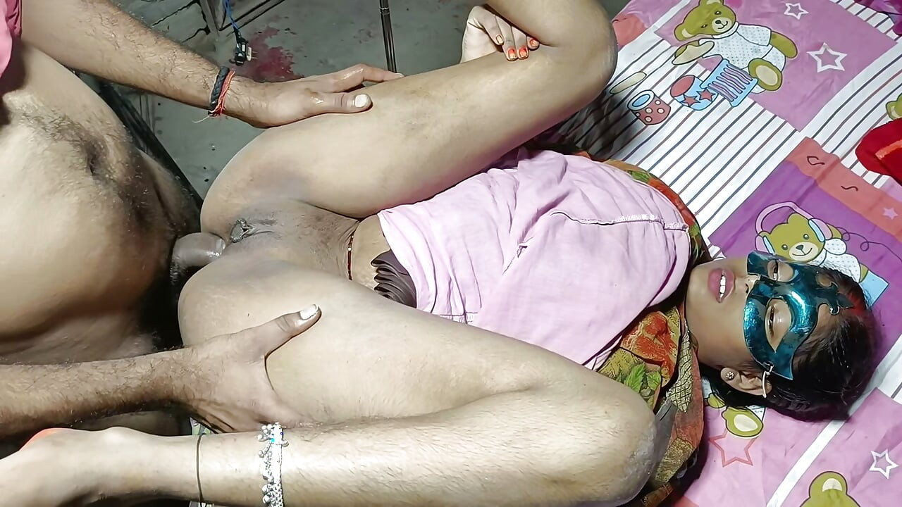 Stepmommy's ass fucked step-son's land with cool ass fucking missionary style in Hindi audio