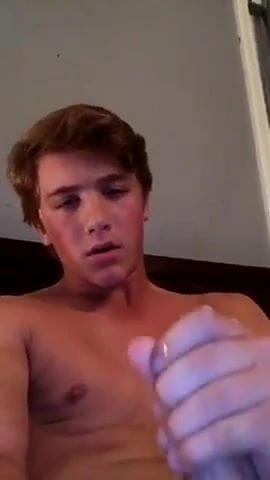 blond twink cumming for camshow (9'')