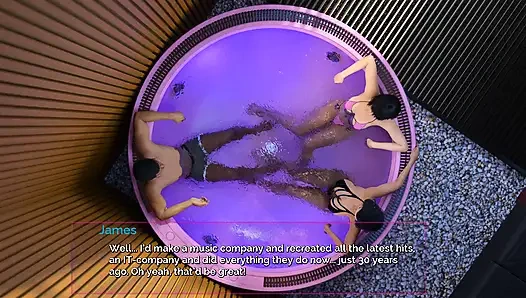 Закрытие и танец: горячая ванна и сауна с сексуальными девушками, эпизод 54