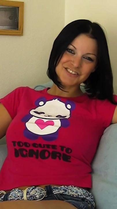 Alone Chick Eden Strokes Her Delicate Clit Slow and Soft