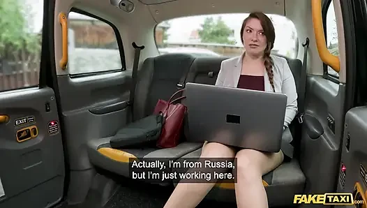 Fake Taxi - Beautiful big tits Russian MILF Sata Jones hardcore public sex with Italian cab driver