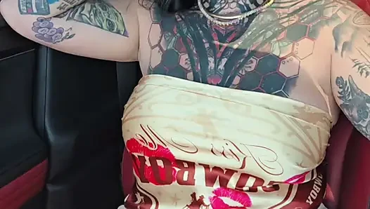 Step son gets punished by step-mom in public