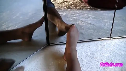 Shooting Myself in the Mirror Playing with My Feet