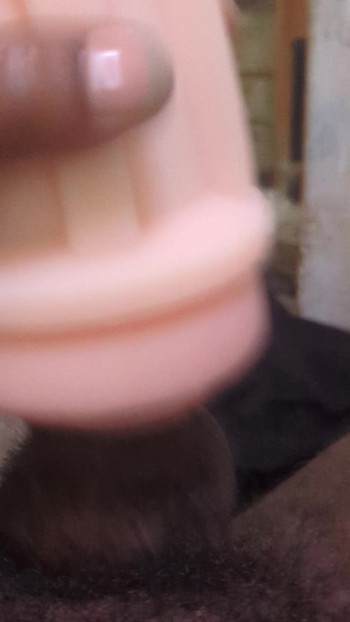 Fucking some plastic deep