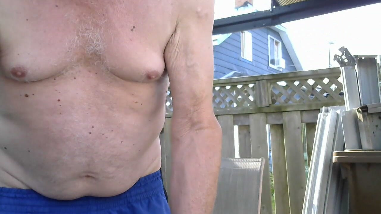 naked outside