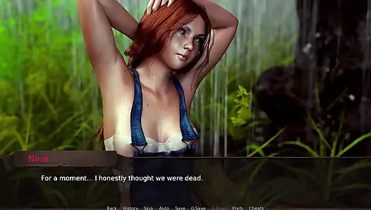 Love Season 8: Alex-nina Cave Rain Boob Reveal & First Fuck