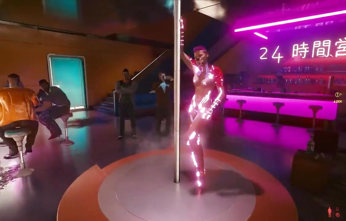 Cyberpunk 2077与脱衣舞娘的性爱场景 由loveskysan制作