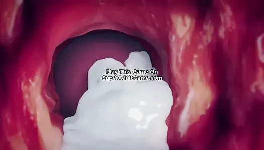 Принцессу застукал и трахнул огромный член - 3D фута-анимация