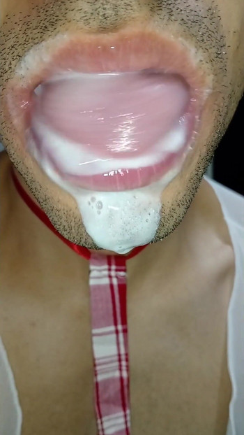 Epic moment from "Sloopy Deep Throat, Six Pack Big and Venozo, Submissive Penis"