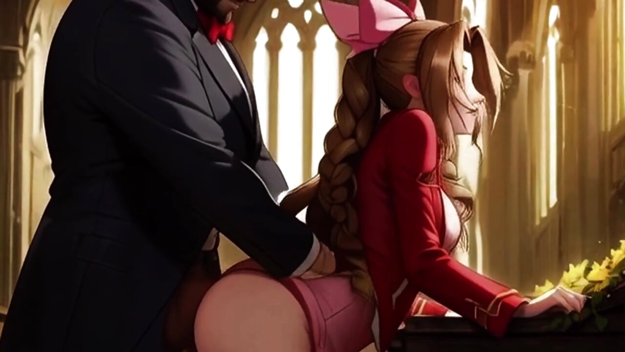 Aerith houdt van anale seks in nieuwe pittige hentai-toon
