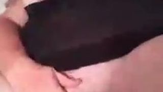 Pussy wet from watching videos of my ex fucking me