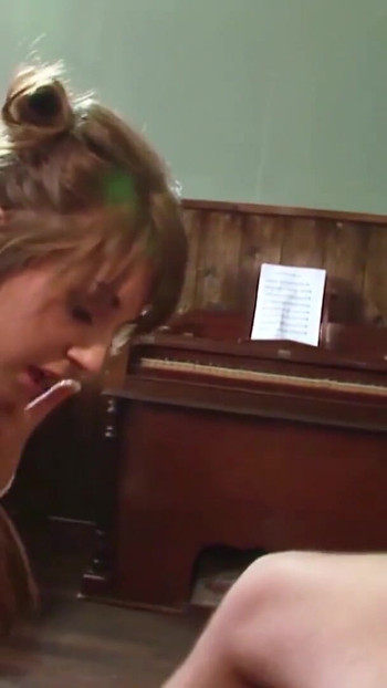 Emotional moment from "Bride Seduced to Double Vaginal Fuck directly after Wedding"