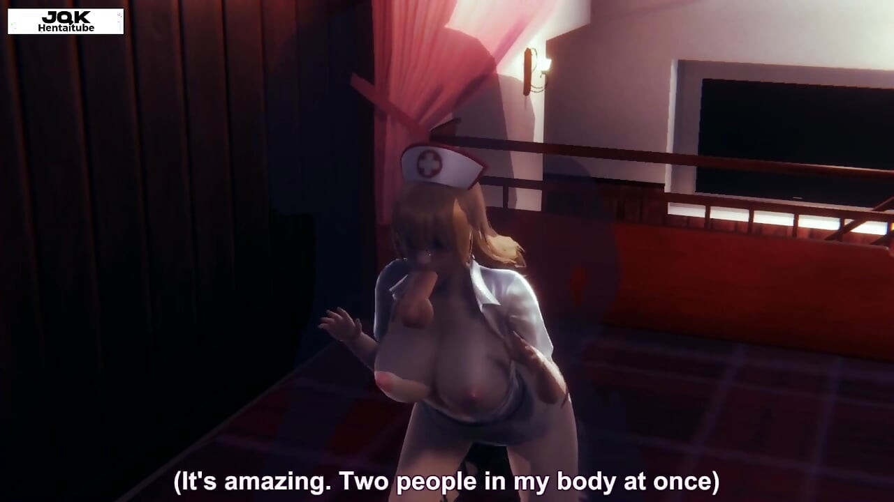 Himokas sairaanhoitaja kolmikko kapteenin ja Batmanin kanssa - Hentai 3D 07
