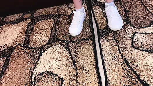 Foot Fetish Sneakers Sock and Bare Feet/sfw