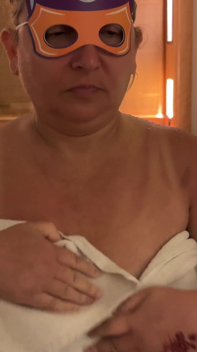 Zara Takes a Shower in a Hotel Bathroom, Then Go Bedroom to Sleep
