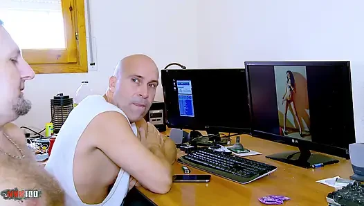 Sheila Martinez: Dünne spanische MILF fickt hart mit Max Cortes