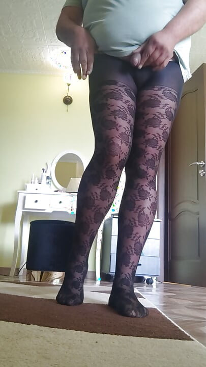 Collants noirs sexy