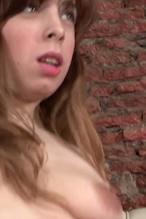 Sneaking Into the Tight Pussy of a Brunette Who Is Subtly Challenging Him to Try