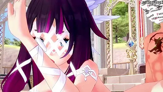 Columbina oral seks - Genshin Impact