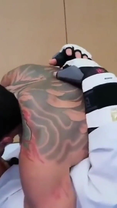 Stunning moment from "Asian Twinks Go Rough in Training Room - Loud Moans & Cumshot"