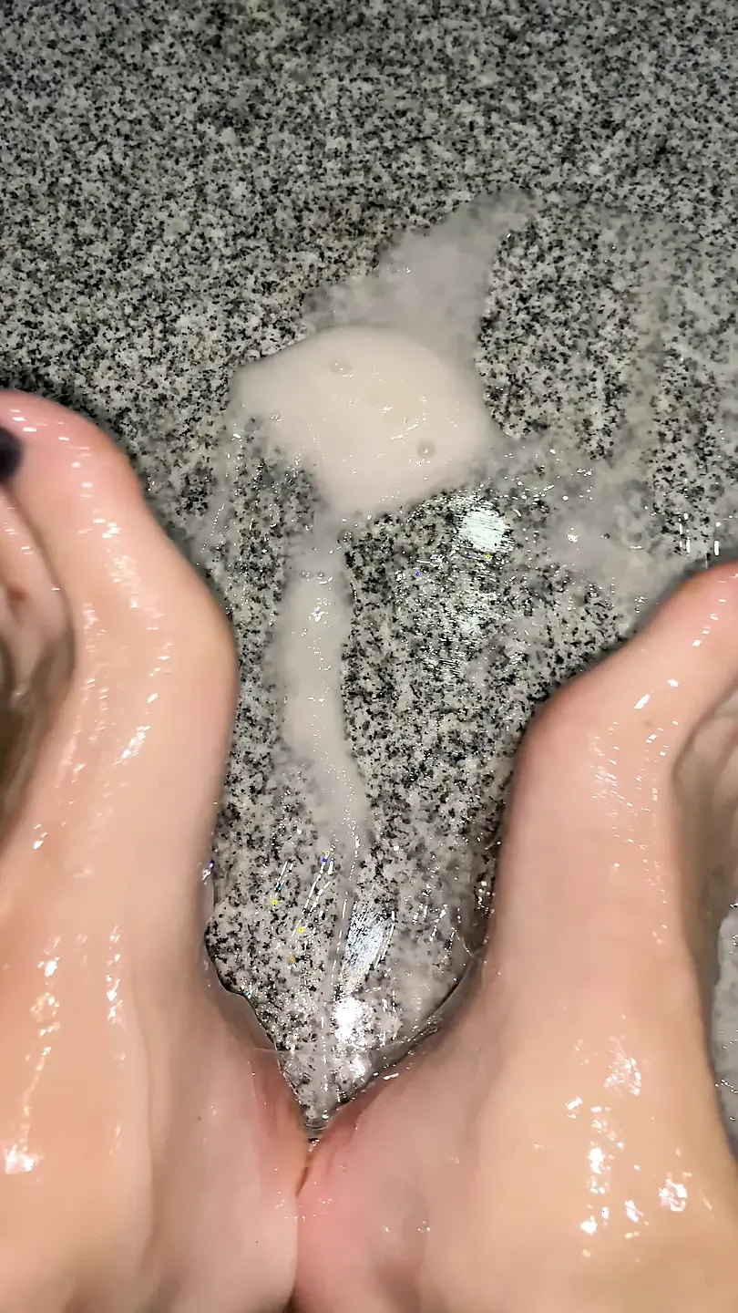 Sticky stuff on my feet