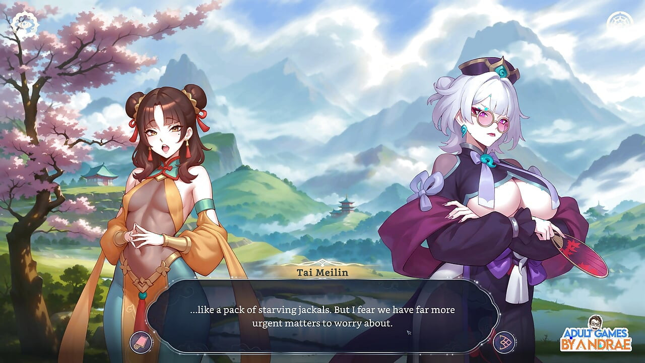 Harem Fantasy - The Concubine War Gameplay Part 1 - Sex with his Concubines