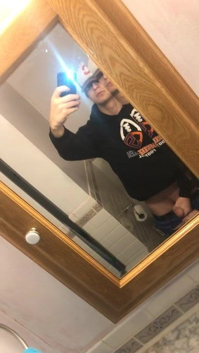 Stroking my cock