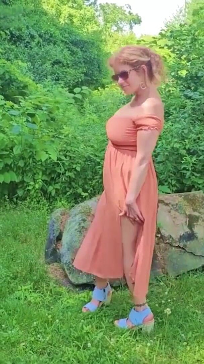 HOT MOMMY ONLYFAN Video Content BIG TIT Backyard Peek COMPILATION | Clip 1