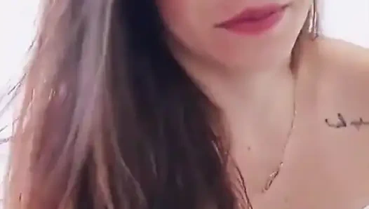 Joi guided handjob - crot di mulut kecilku - sofia felix