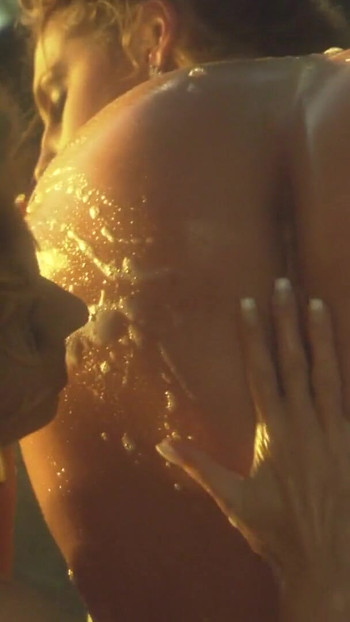 Must-see moment from "Erotic lesbians romance passionately in the wild"