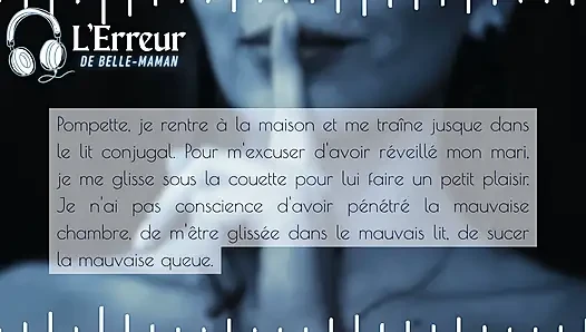 Step-mom sucks you by mistake - French audio rp