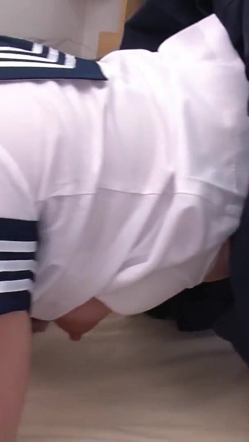 Petite Japanese Virgin Teen seduce to Old Young Defloration Creampie Sex in Uncensored JAV Porn | Clip 2