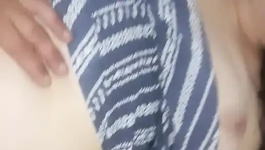 Wife gives a and splits her legs