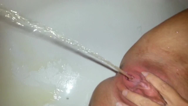 Peeing in the shower