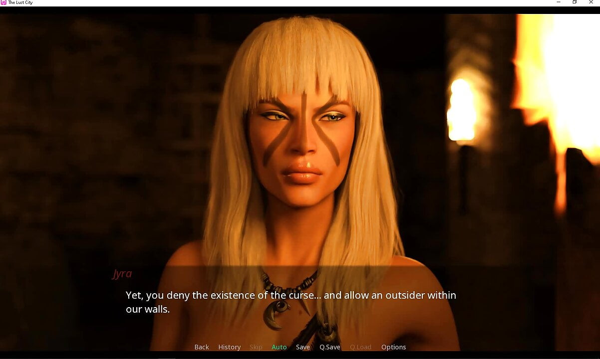 The Lust City-Horny blonde who likes to show off her body