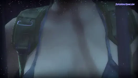 Seksi askeri kız helikopterde biraz yarak istiyor (3 boyutlu gerçekçi)