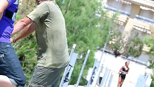 Spanish Girl Talks About Sex And Gets Fucked in lost Place