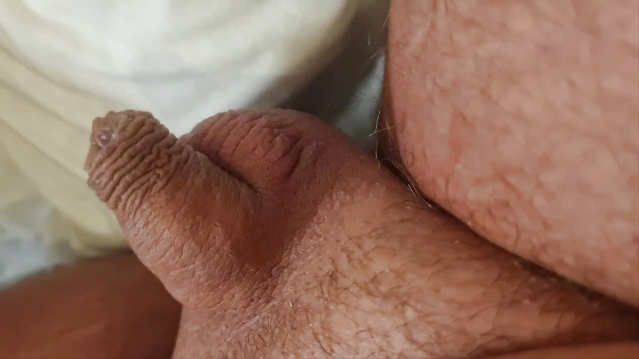 My little horny dick from above