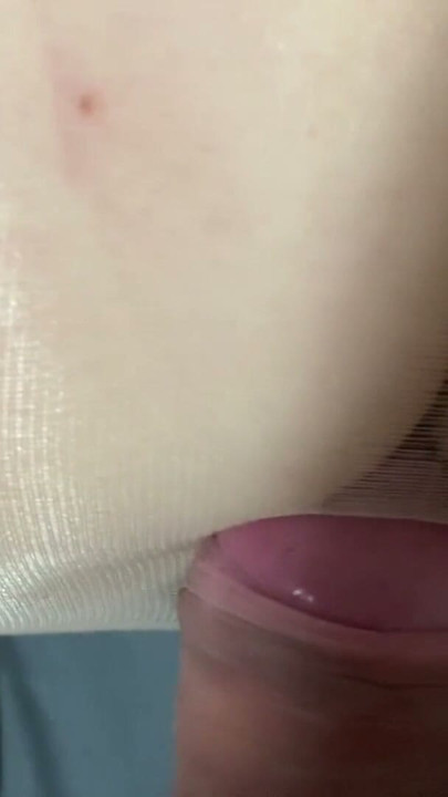 stepdad rips open stepdaughters pantyhose and fucks her hard till he creams all over her ass and hose | Clip 1