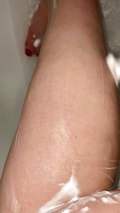Hairy Legs Shaving Close up