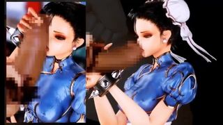 Chun Li - шлюшка для большого члена!