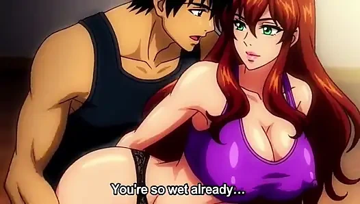 Yoga eğitmeni büyük memeli orta yaşlı seksi kadın amının içine boşalıyor