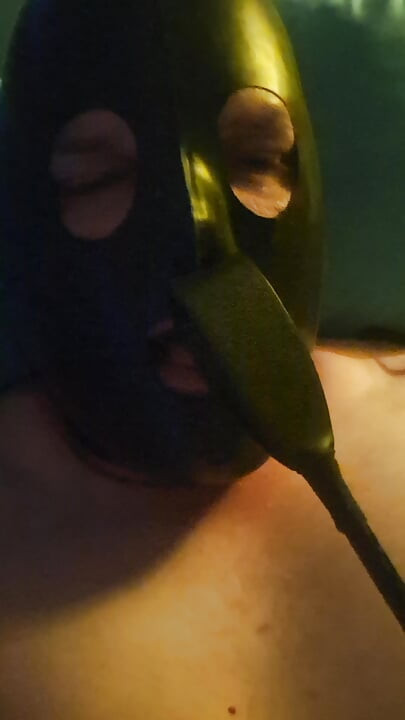 A naughty latex sissy...
