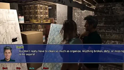 Офисная жена No19 - Стиви кончает на всю юбку Стейси.