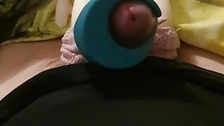 c2 -mini sex doll 40cm riding with sextoy and cumshot