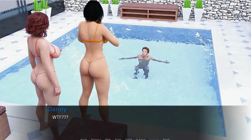 Milftopia - Gameplay - Roleplay - madrasta em Empregada e Micro Biquíni