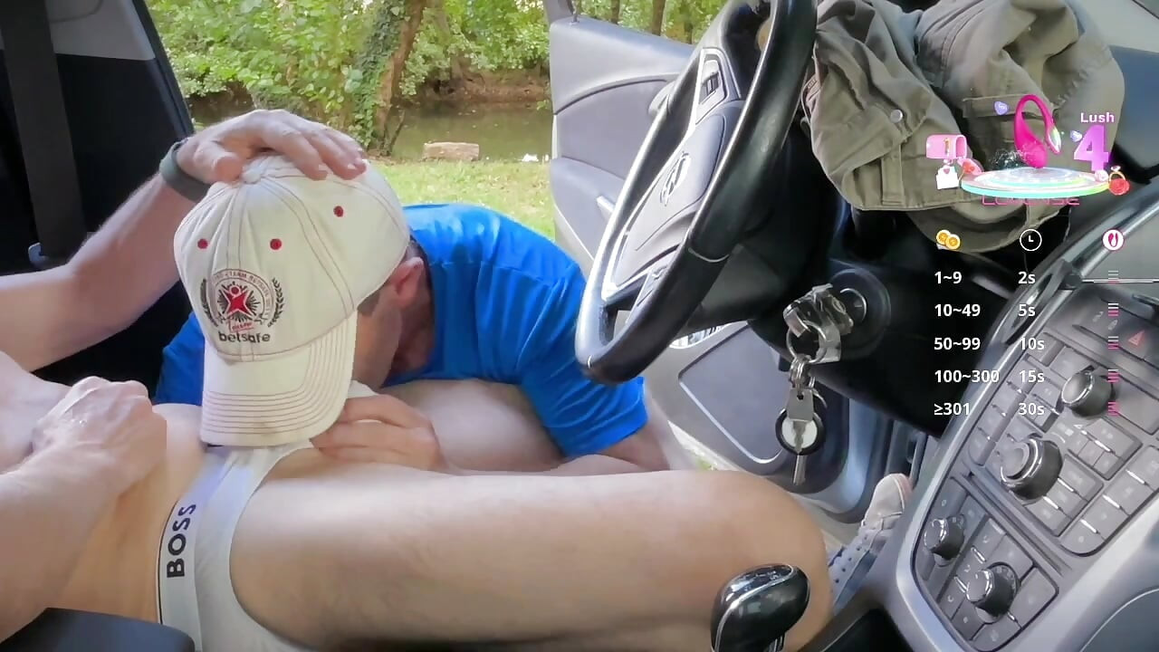 Um encontro ensolarado no carro